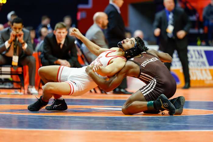 Illinois state wrestling championships February 18 2023 Nate Latsch 15406